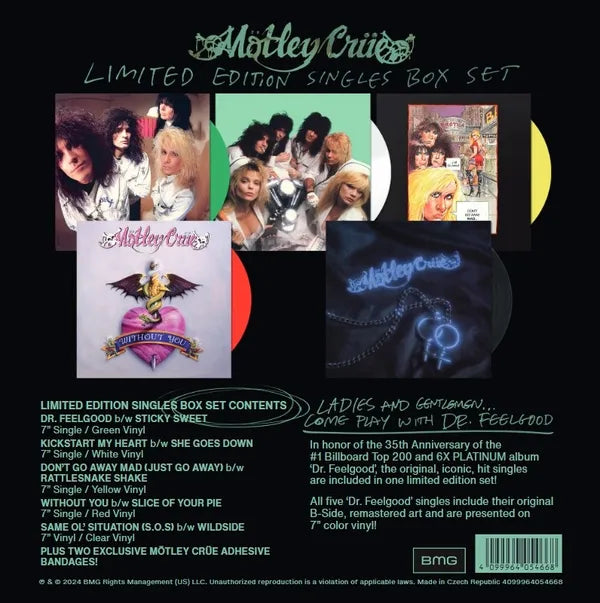 BOX - Motley Crue - Dr Feelgood (35th Anniversary 7" Single Boxset)