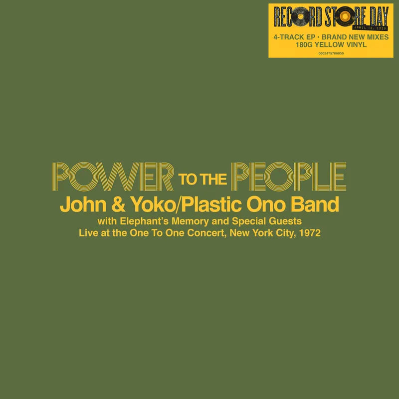 LP - John & Yoko - Power To The People - Live at the One-To-One Concert, NYC, 1972