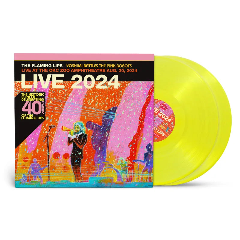 2LP - The Flaming Lips - Yoshimi Battles The Pink Robots - Live at the Zoo Amphitheatre, Oklahoma City, August 30, 2024