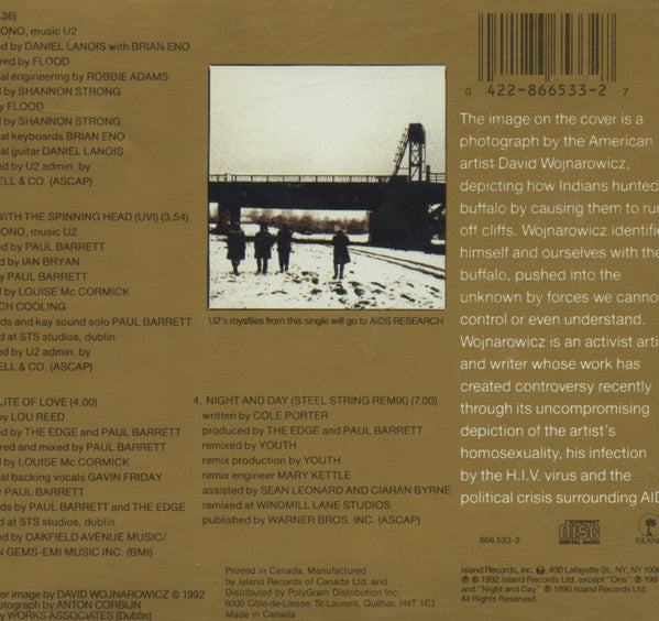 USED CD SINGLE - U2 – One