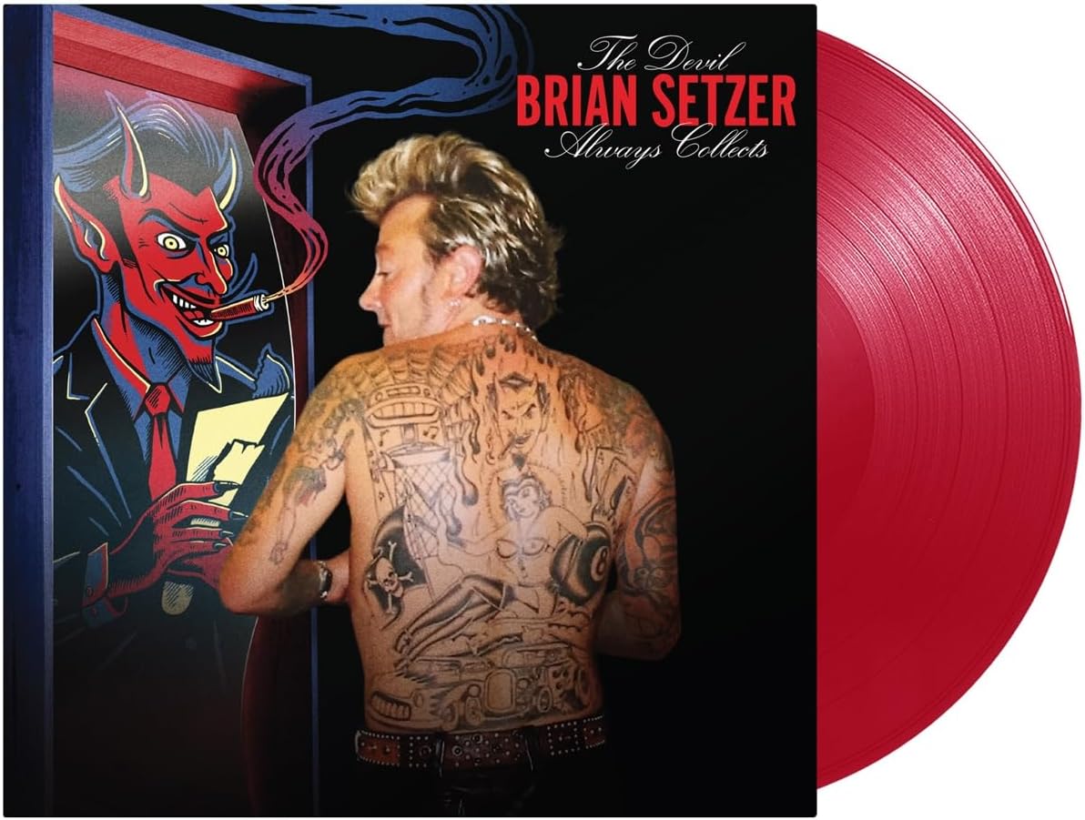 LP - Brian Setzer -  The Devil Always Collects