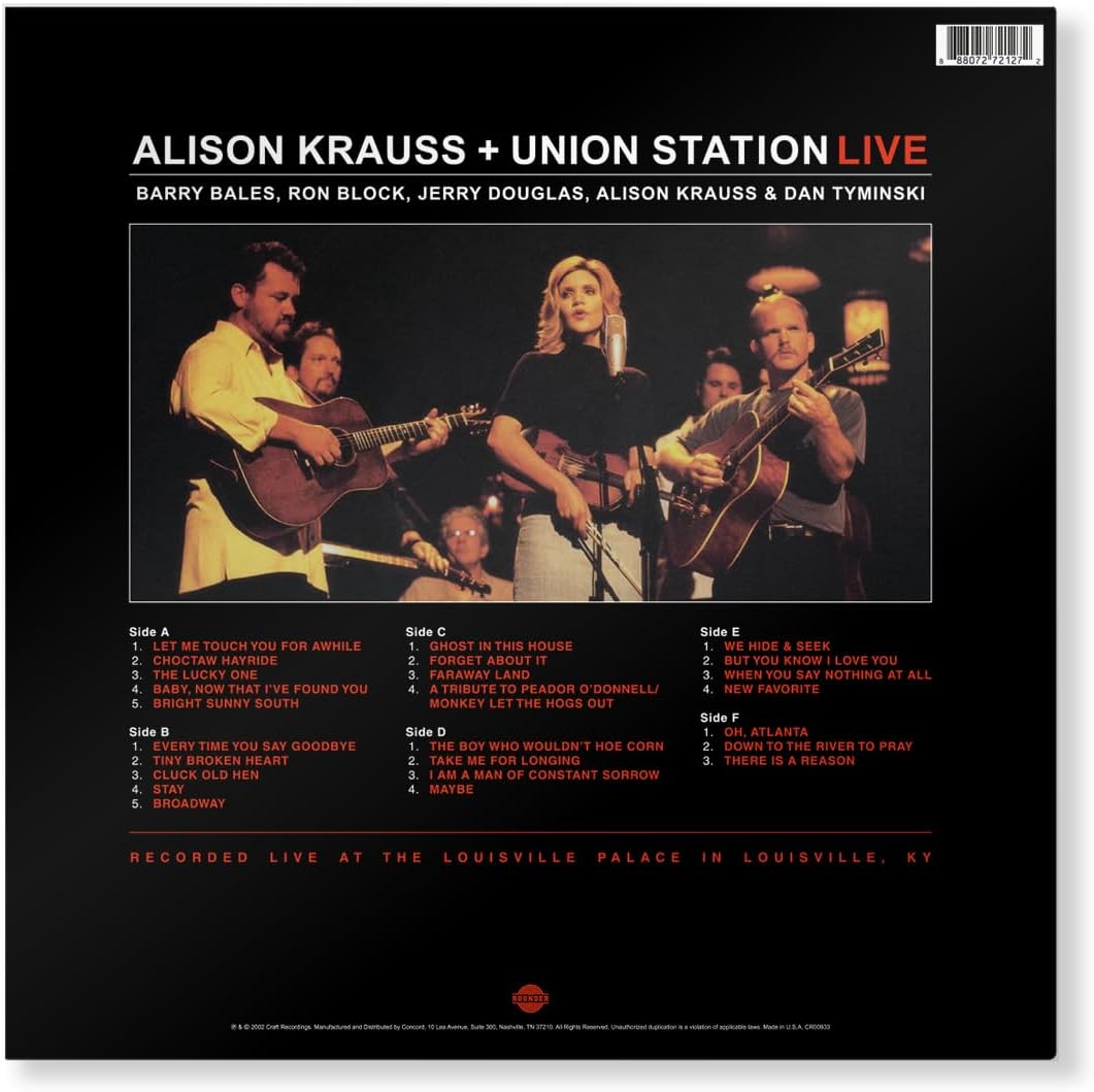 3LP - Alison Krauss & Union Station - Live