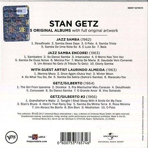 5CD - Stan Getz - 5 Original Albums Vol. 2