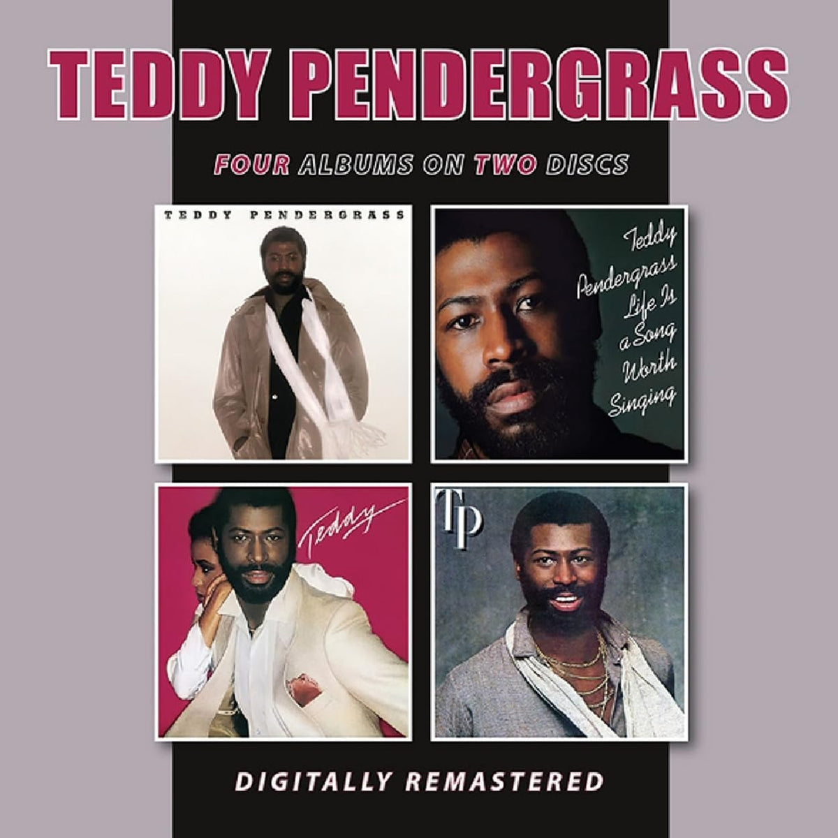 2CD - Teddy Pendergrass - Teddy Pendergrass / Life Is A Song Worth Singing / Teddy / TP