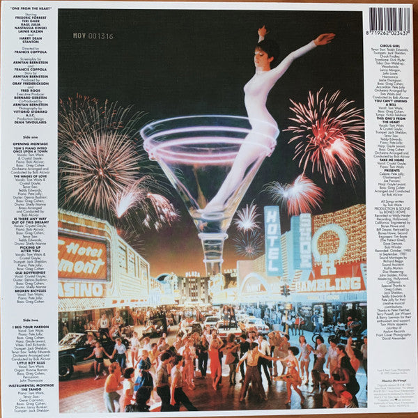 LP - Tom Waits And Crystal Gayle – One From The Heart (The Original Motion Picture Soundtrack Of Francis Coppola's Movie)