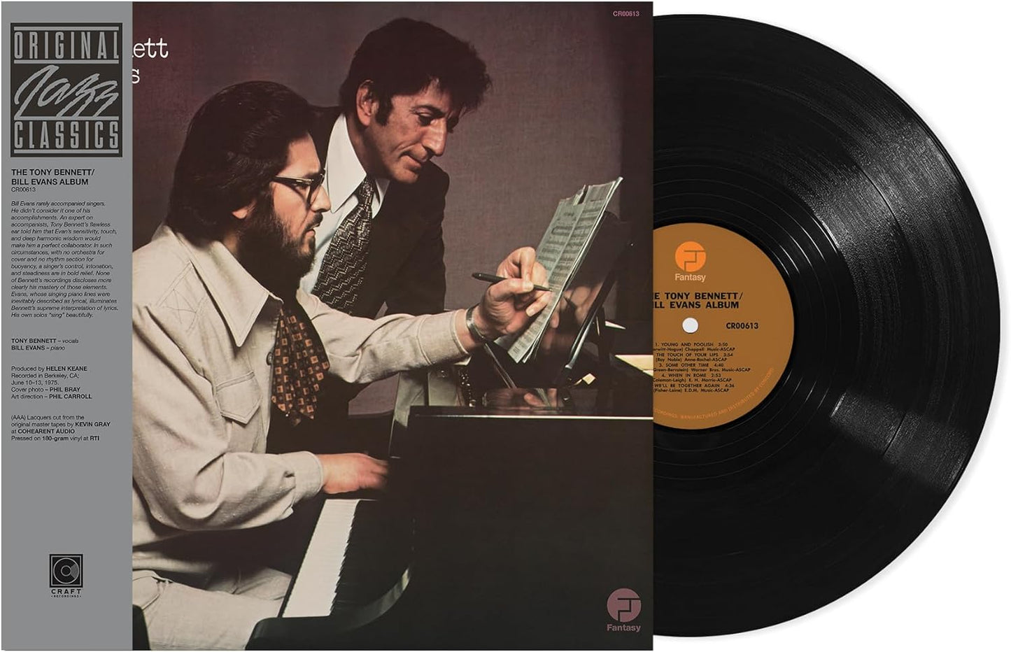 LP -  The Tony Bennett Bill Evans Album  (Original Jazz Classics Series)