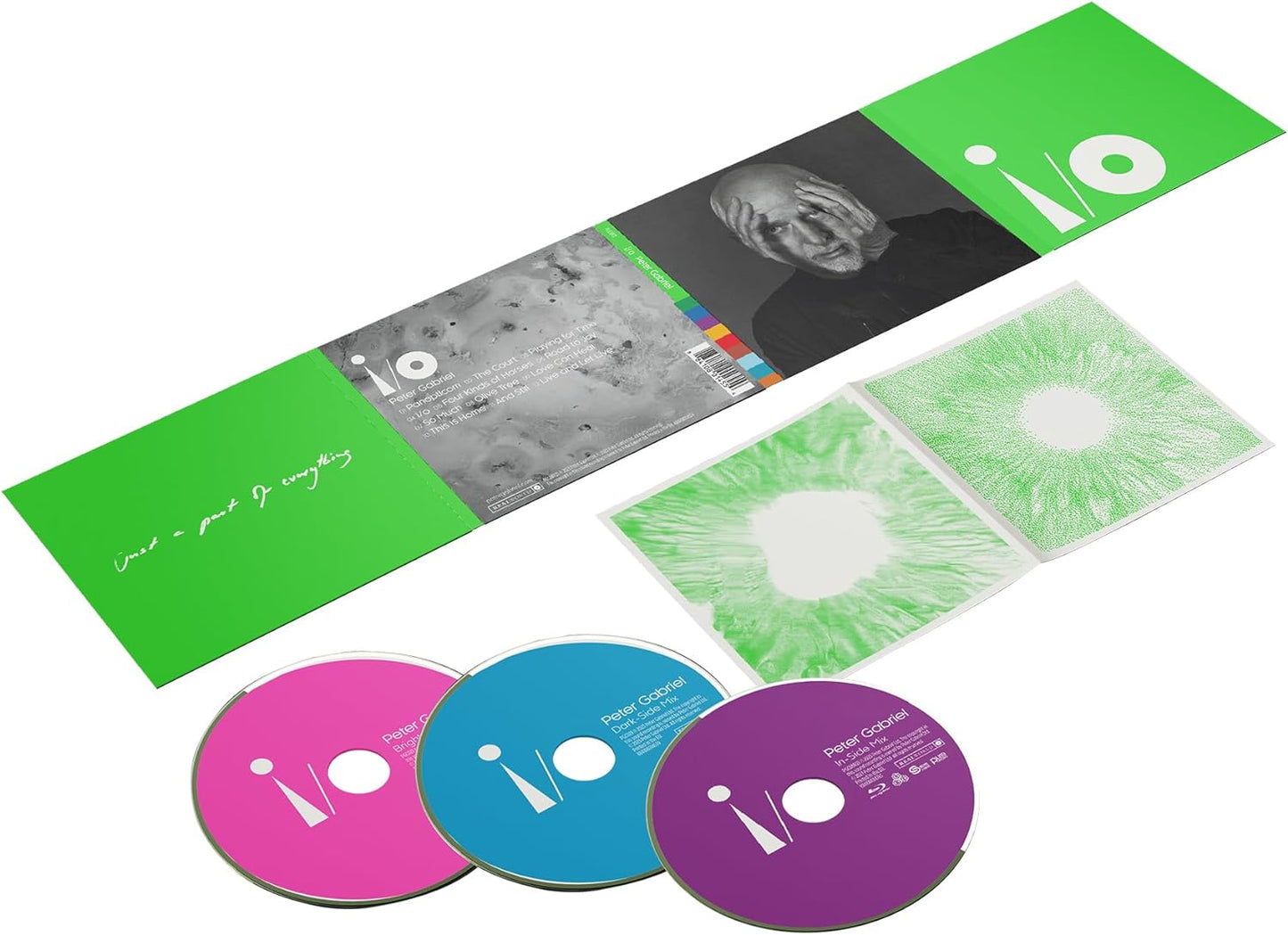 2CD/BluRay - Peter Gabriel - i/o (Bright-Side Mix, Dark-Side Mix, In-Side Mix)