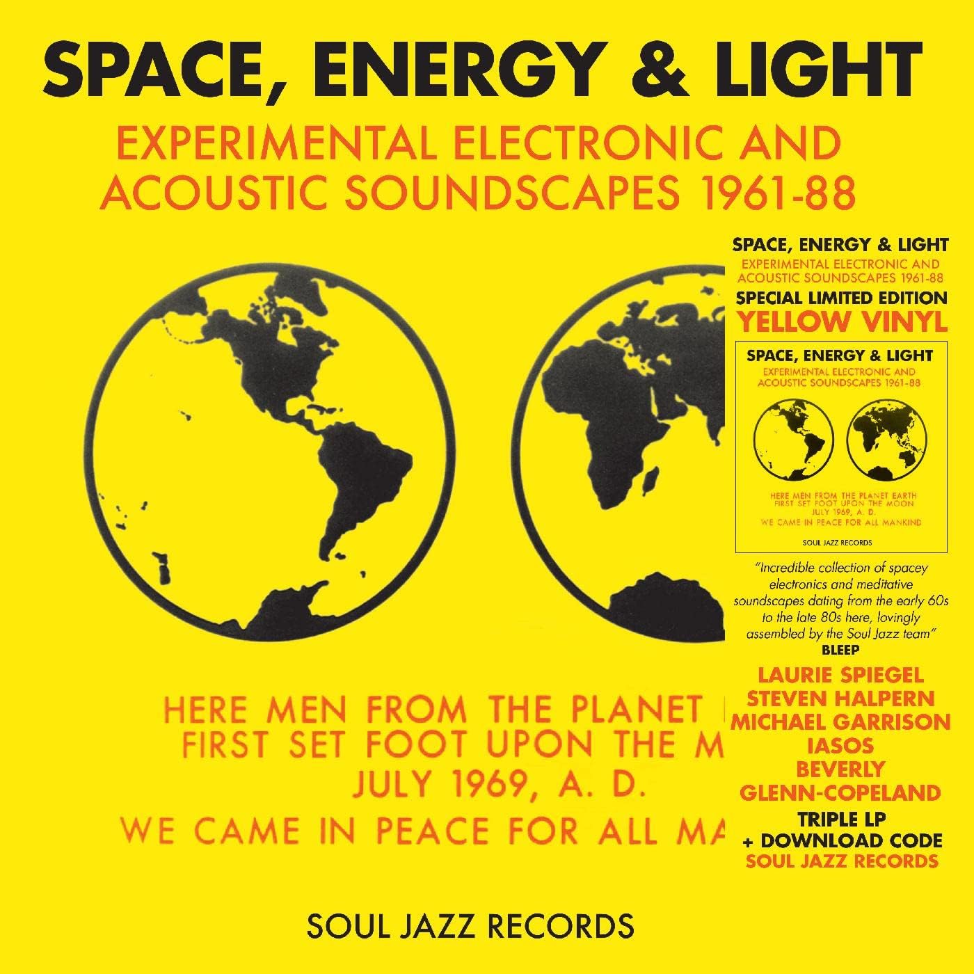 3LP - Space, Energy & Light: Experimental Electronic And Acoustic Soundscapes 1961-88