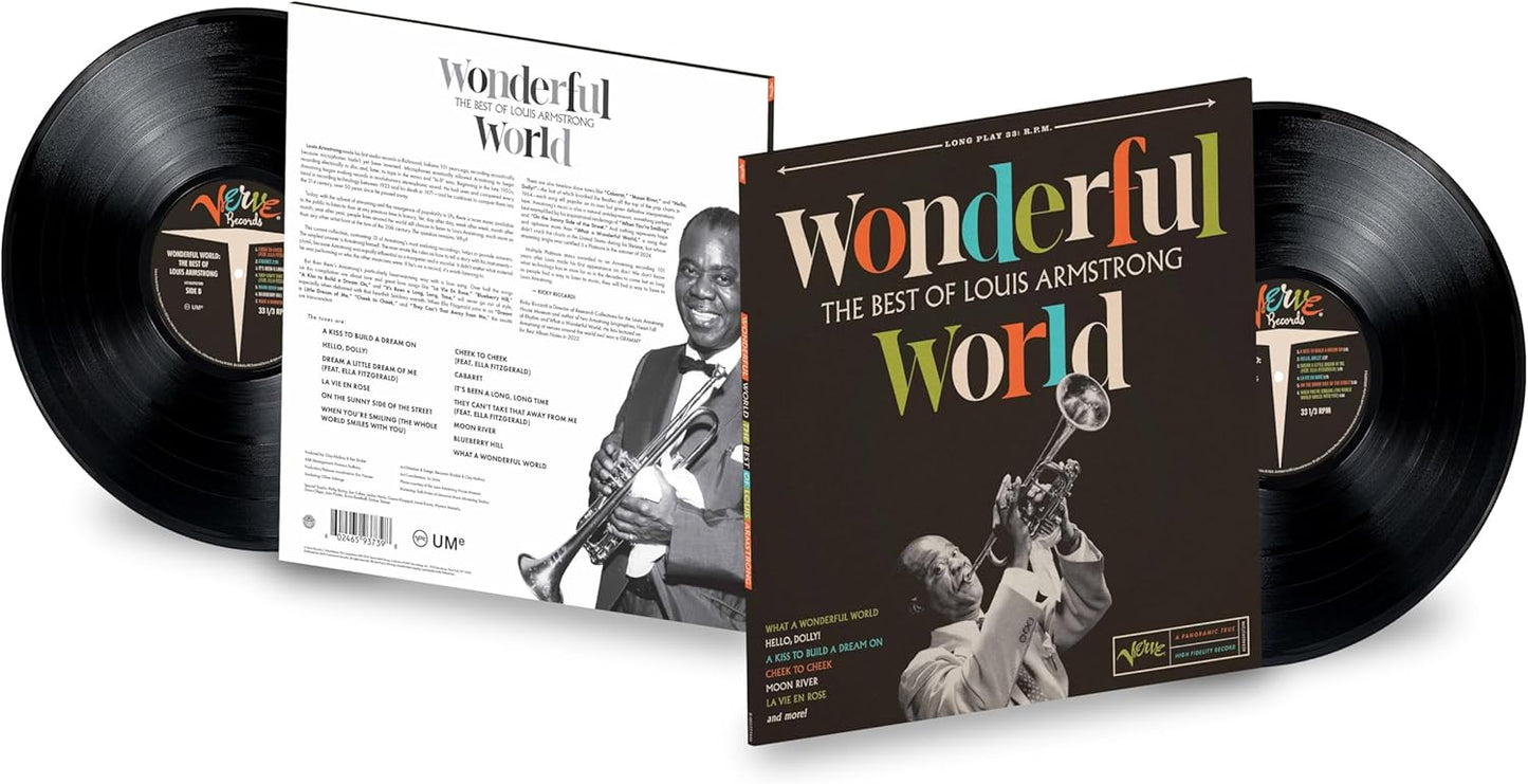 LP - Louis Armstrong - Wonderful World: The Best Of Louis Armstrong