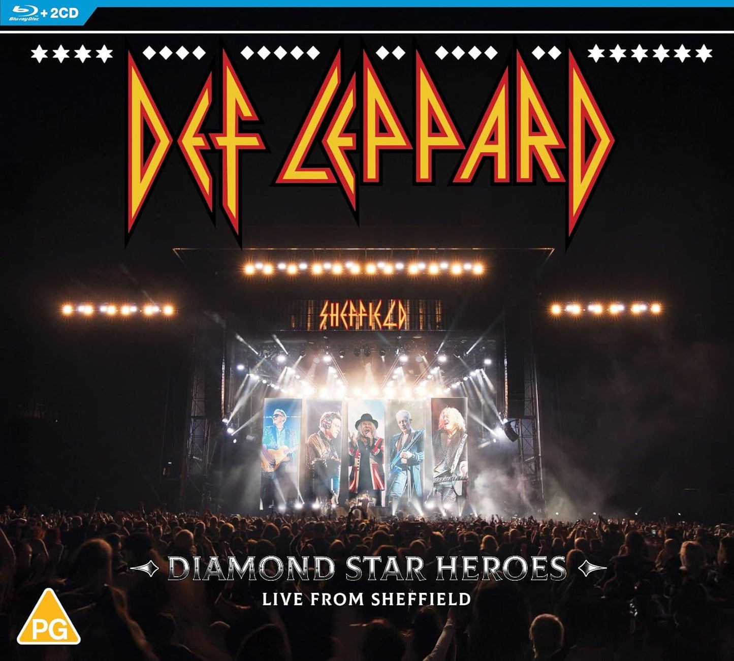 2CD/BluRay - Def Leppard - Diamond Star Heroes Live from Sheffield