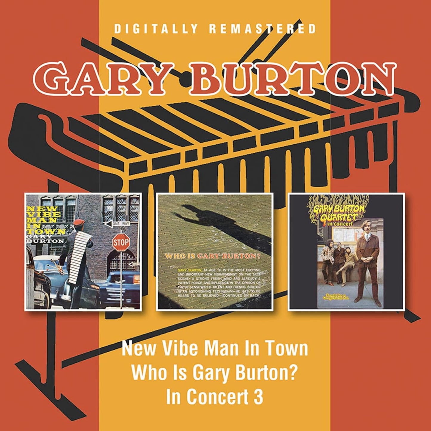 2CD - Gary Burton - New Vibe Man In Town / Who Is Gary Burton? / In Concert