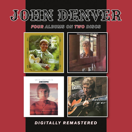 2CD - John Denver - Rhymes & Reasons / Take Me To Tomorrow / Whose Garden Was This Poems, Prayers & Promises