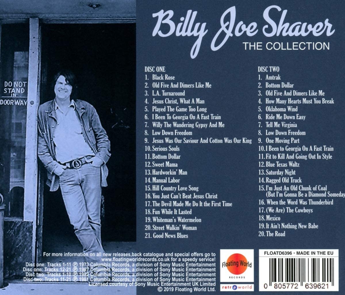 Billy Joe Shaver - The Collection - 2CD