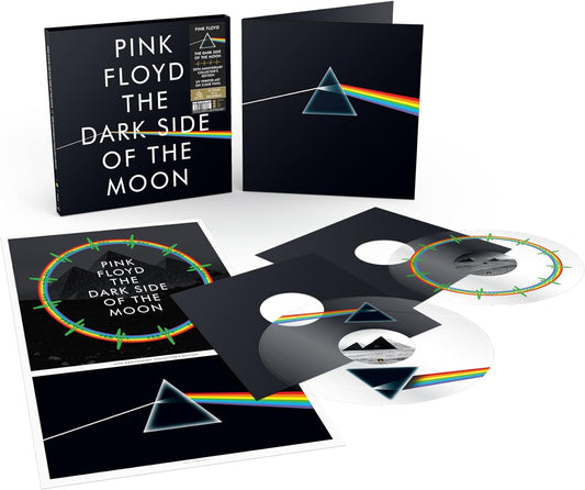 2LP - Pink Floyd - The Dark Side Of The Moon (50th Anniversary) (Uv Printed Clear Vinyl)