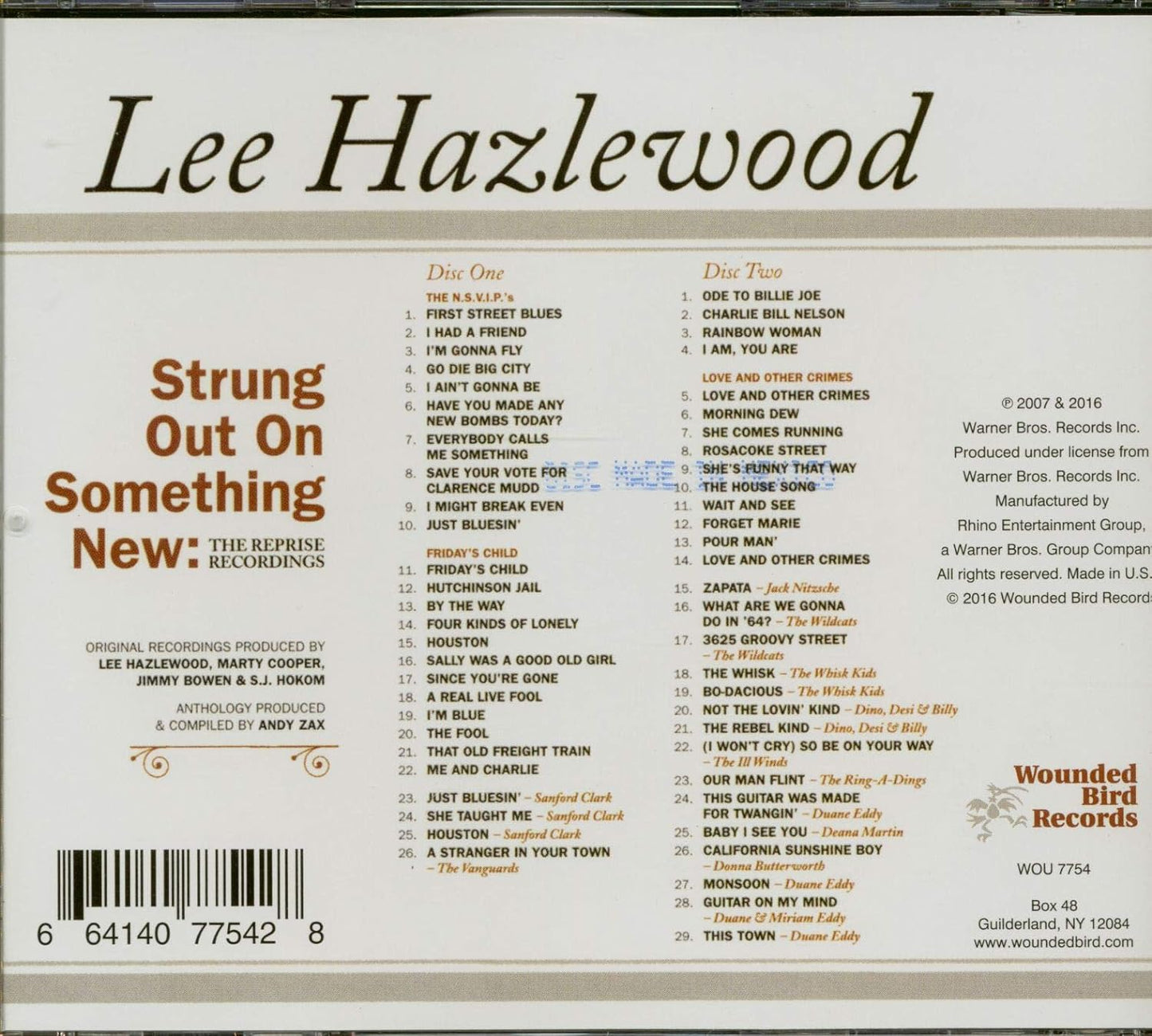 2CD - Lee Hazlewood - The Reprise Recordings