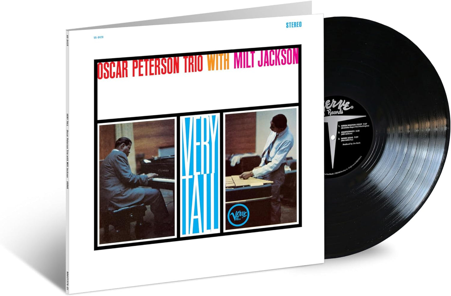 LP - Oscar Peterson Trio with Milt Jackson -  Very Tall (Acoustic Sound)