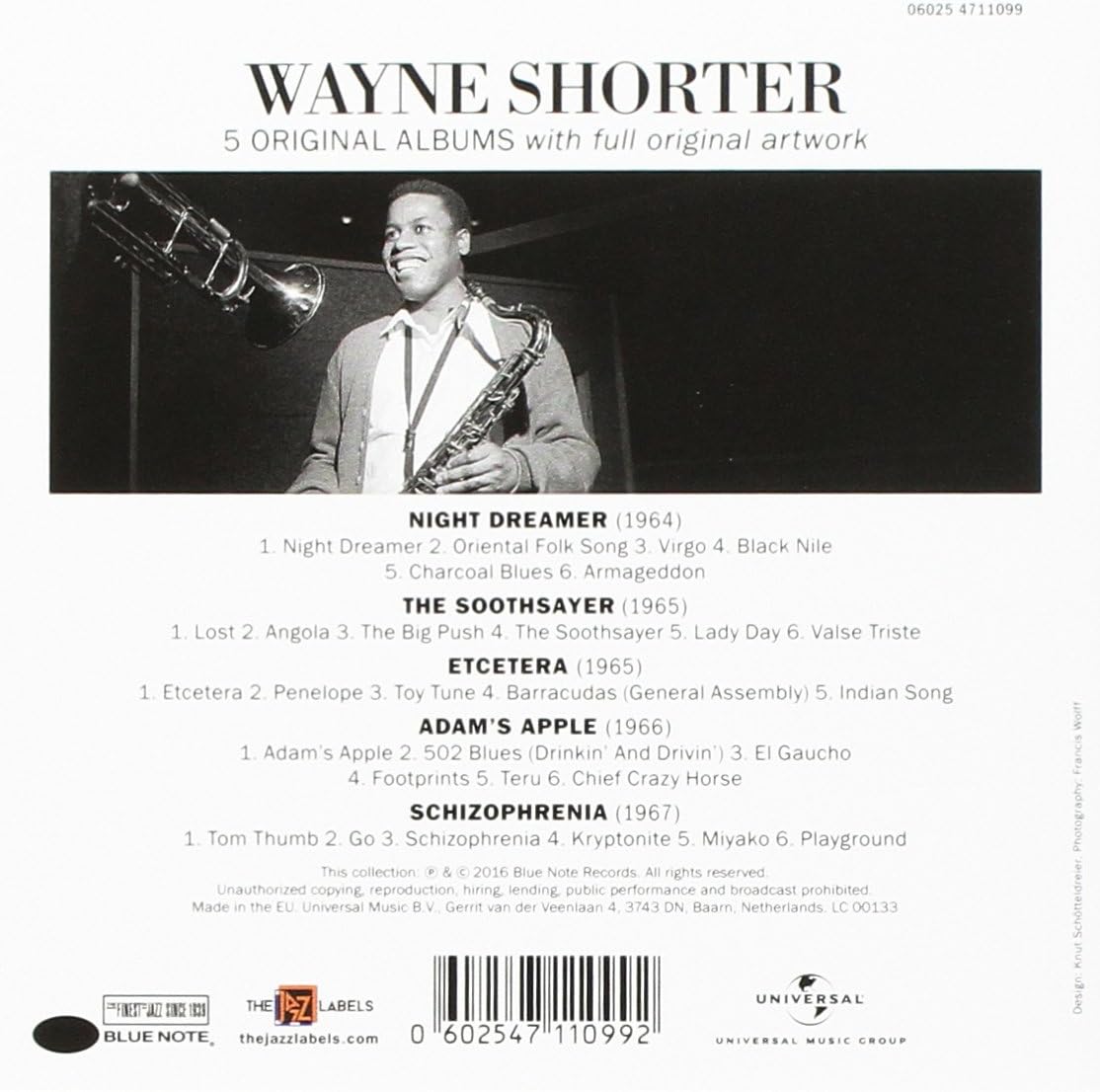 5CD - Wayne Shorter - 5 Original Albums