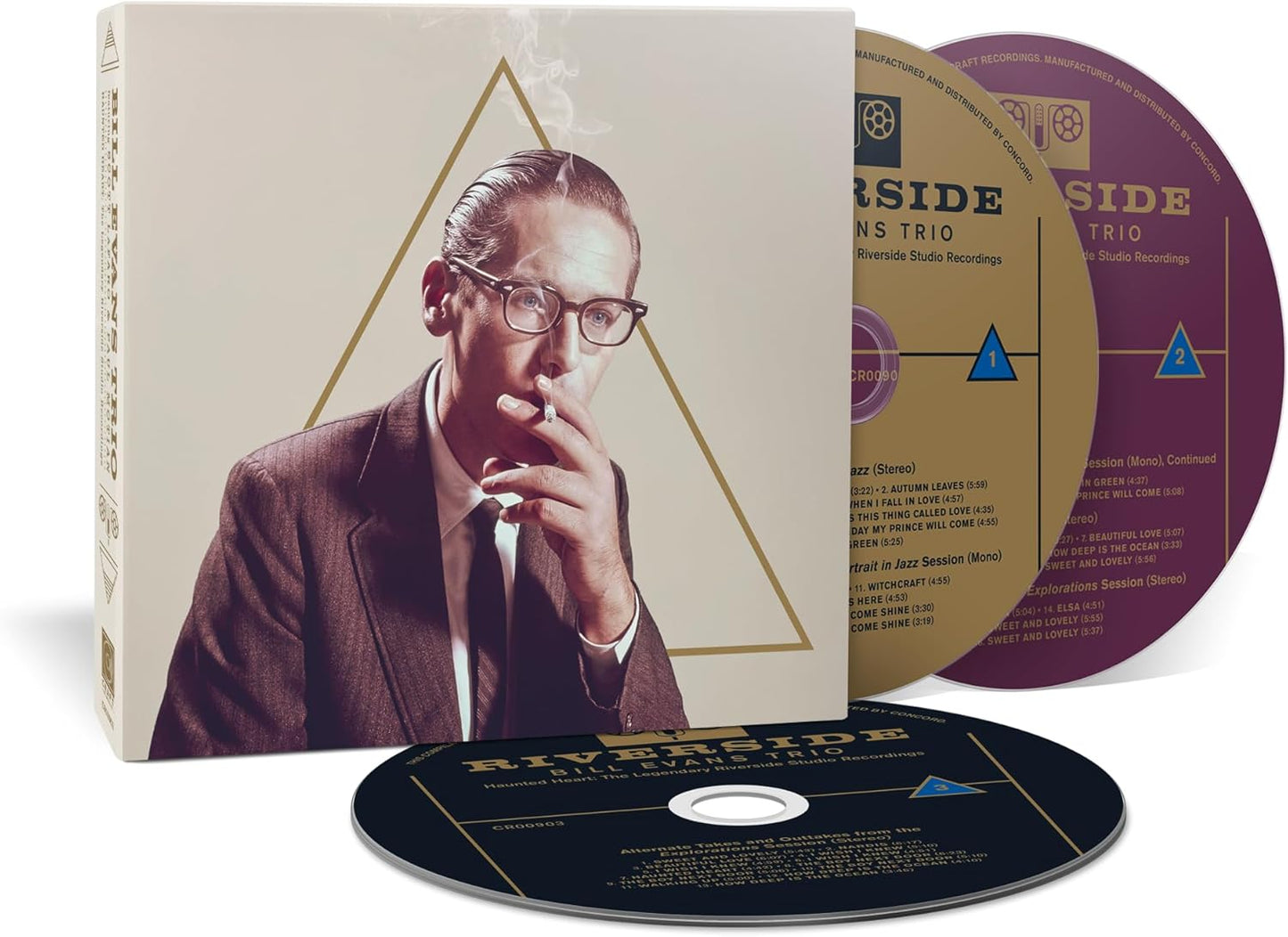 3CD - Bill Evans - Haunted Heart: The Legendary Riverside Studio Recordings