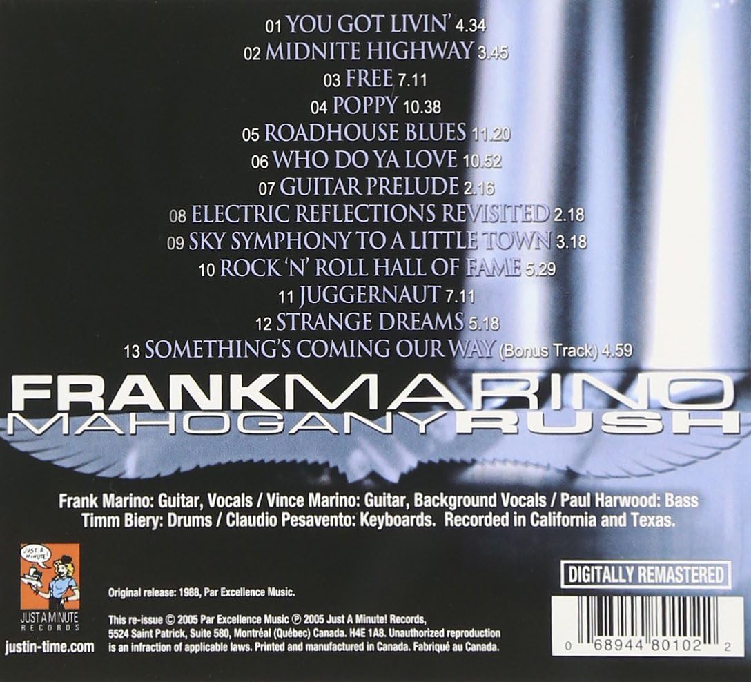 CD - Frank Marino - Double Live