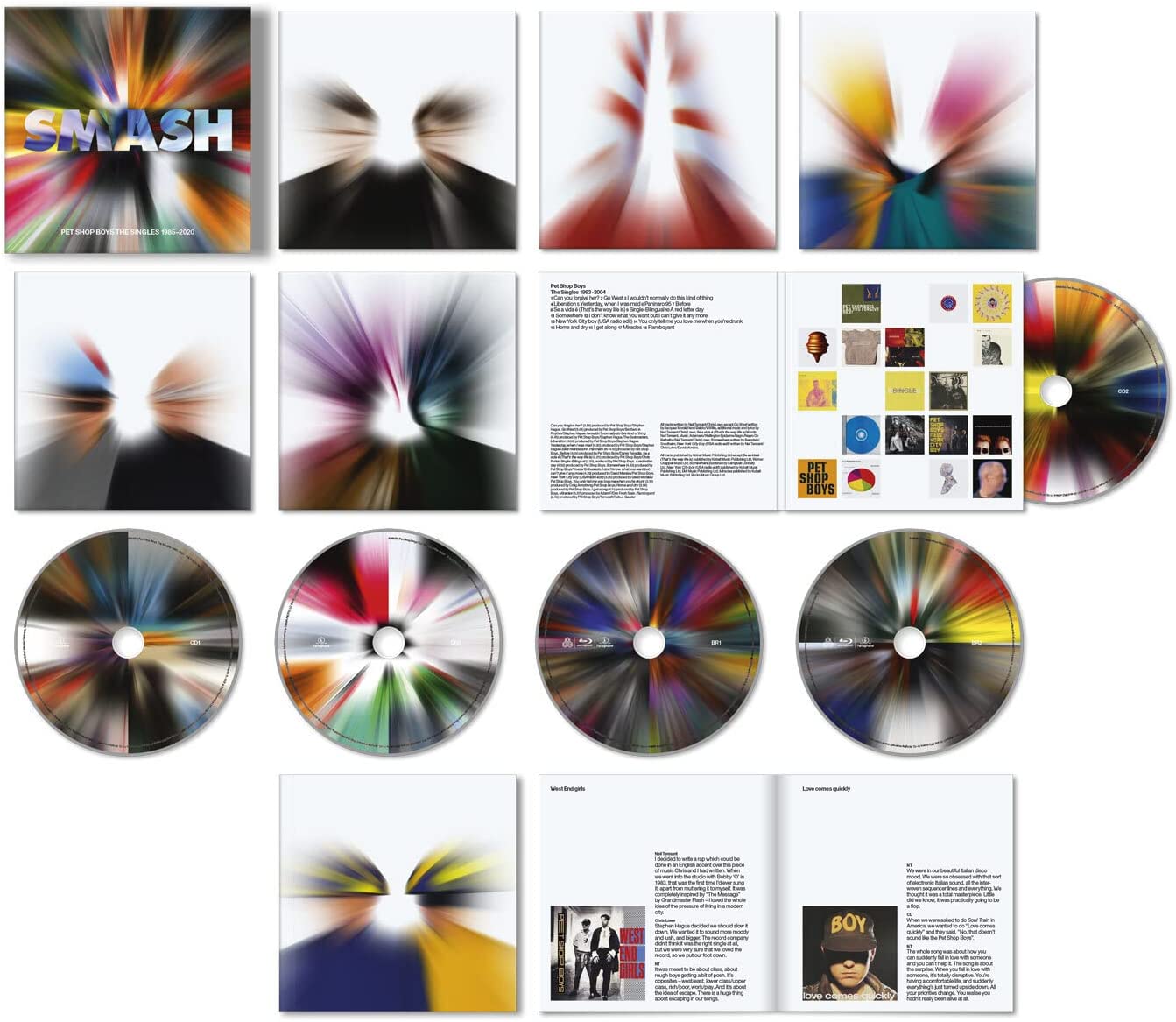 Pet Shop Boys - SMASH – The Singles 1985 – 2020 - 3CD/BluRay