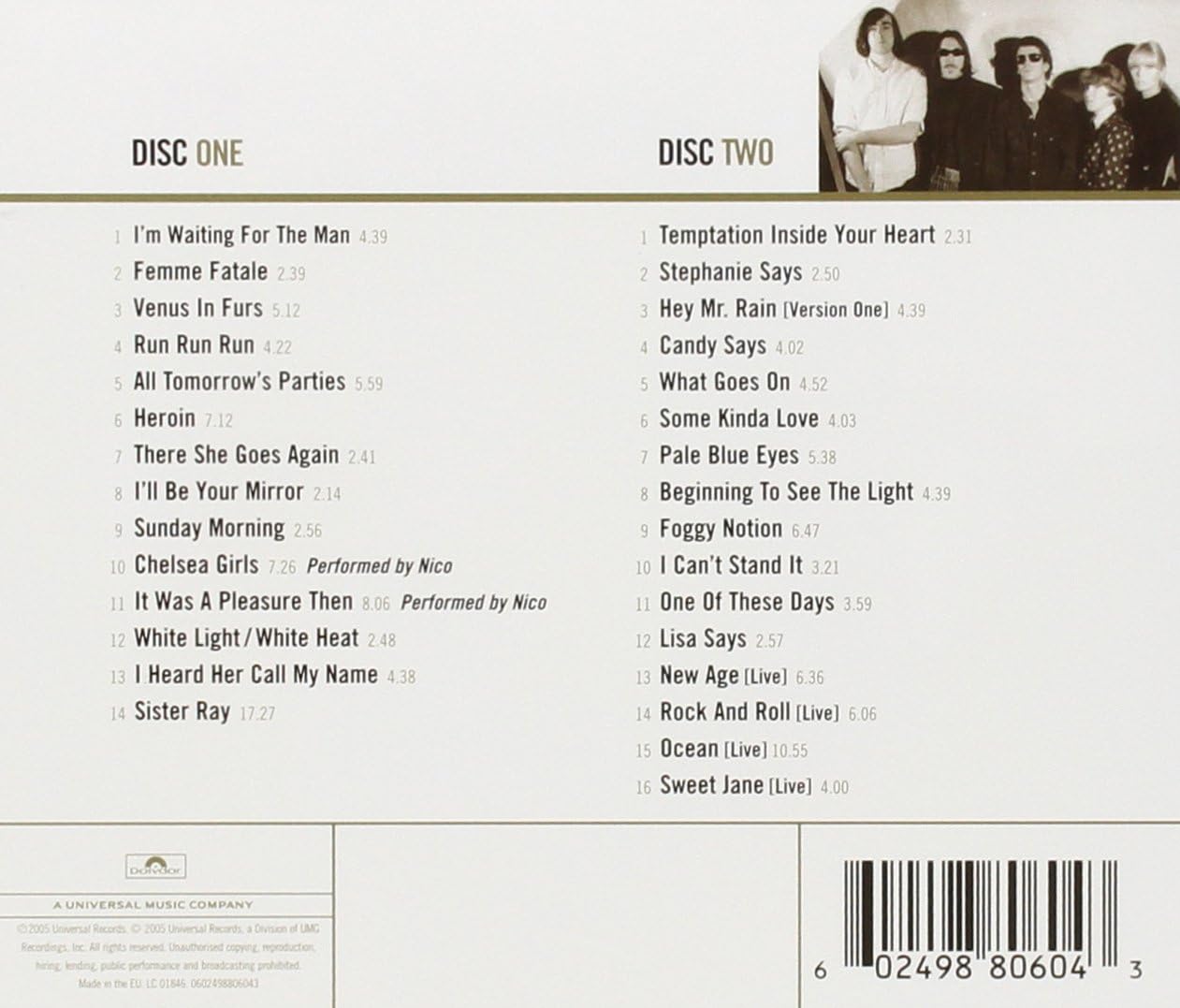 2CD - The Velvet Underground - Gold
