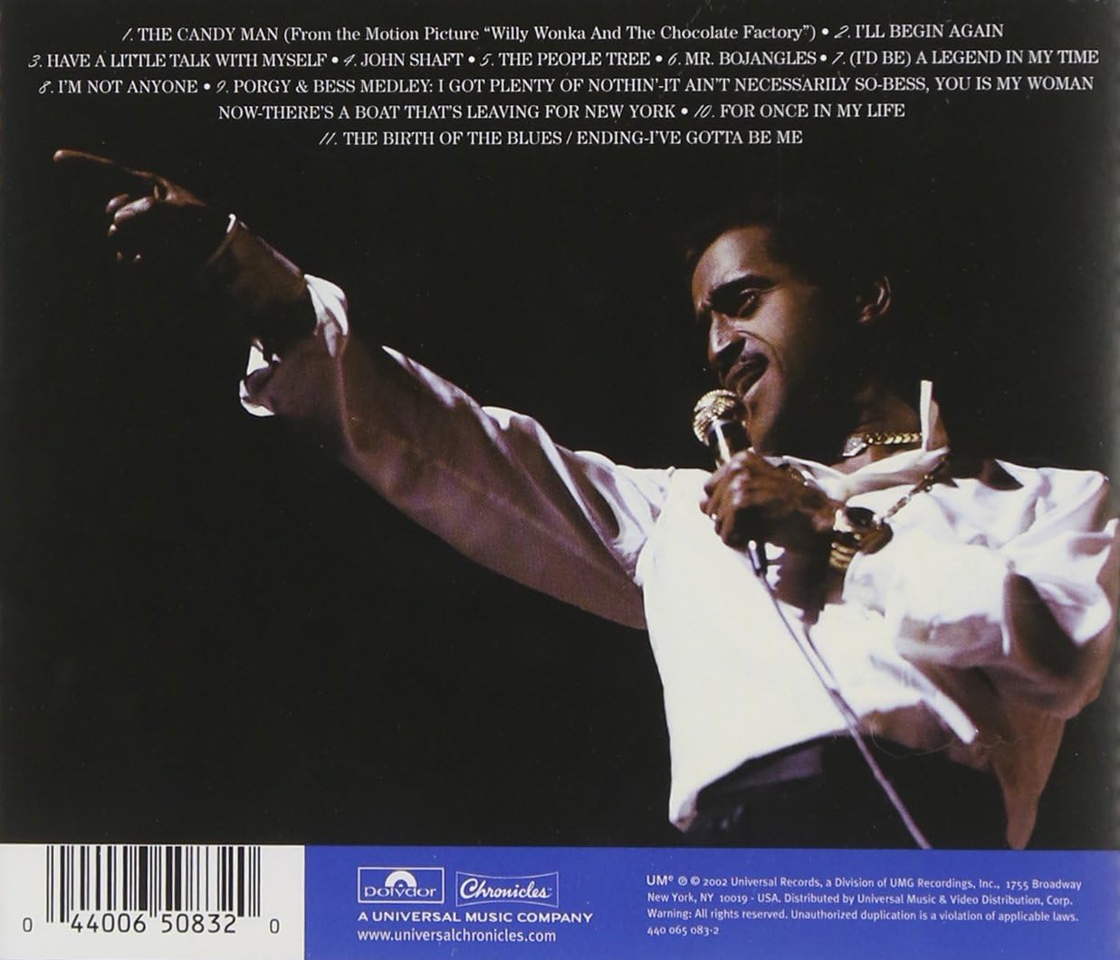 USED CD - Sammy Davis Jr. - 20th Century Masters: Millennium Collection