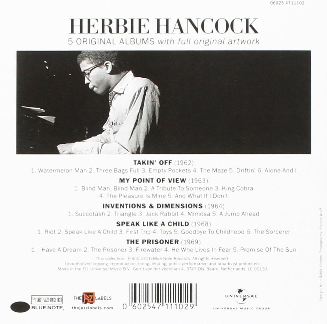 5CD - Herbie Hancock - 5 Original Albums