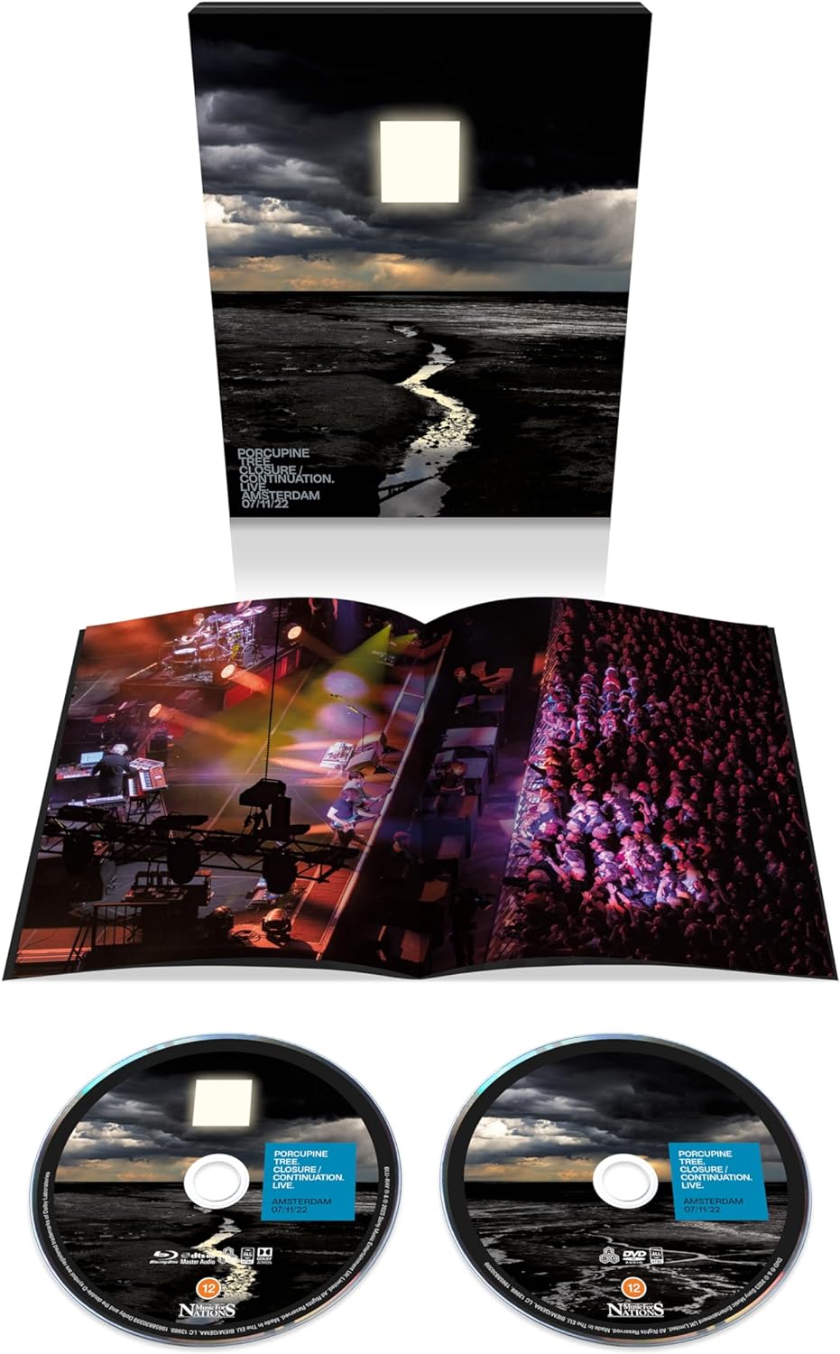 DVD/BluRay - Porcupine Tree - Closure / Continuation. Live. Amsterdam 07/11/22