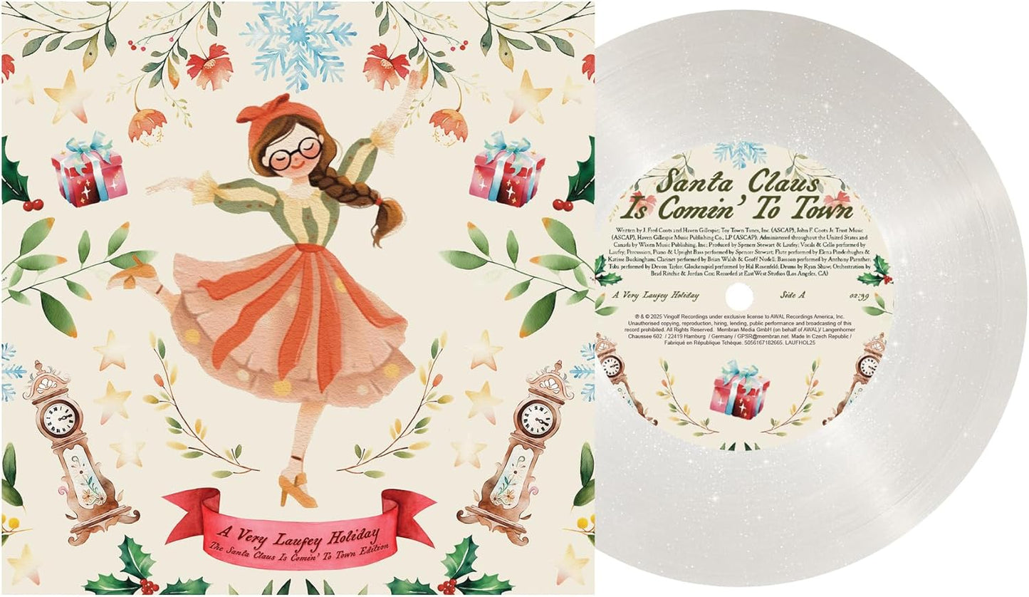 7" - Laufey - A Very Laufey Holiday: The Santa Claus Is Comin' To Town Edition