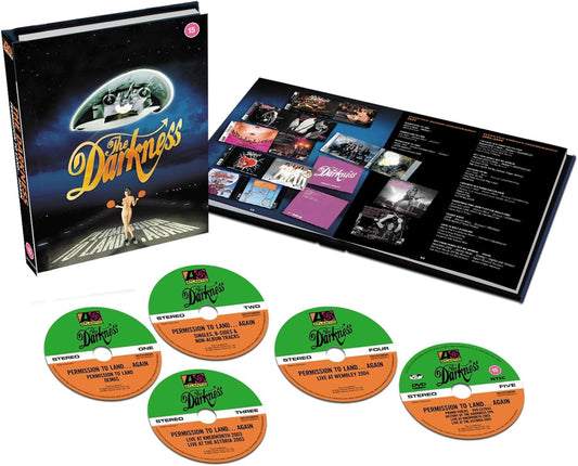 4CD/DVD - The Darkness - Permission To Land... Again (20th Anniversary Edition)