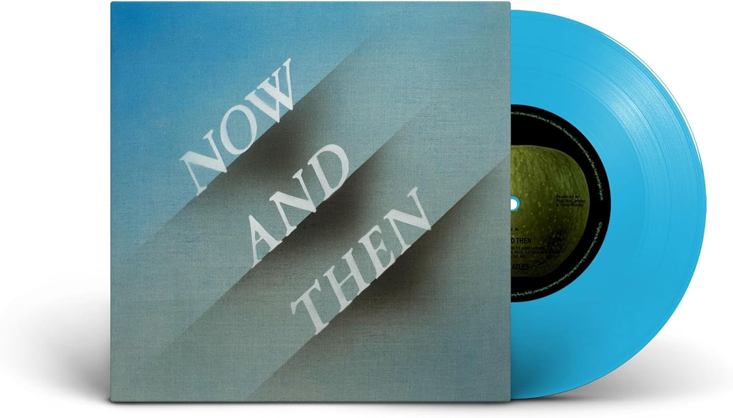 7" SINGLE - The Beatles - Now And Then (Blue)