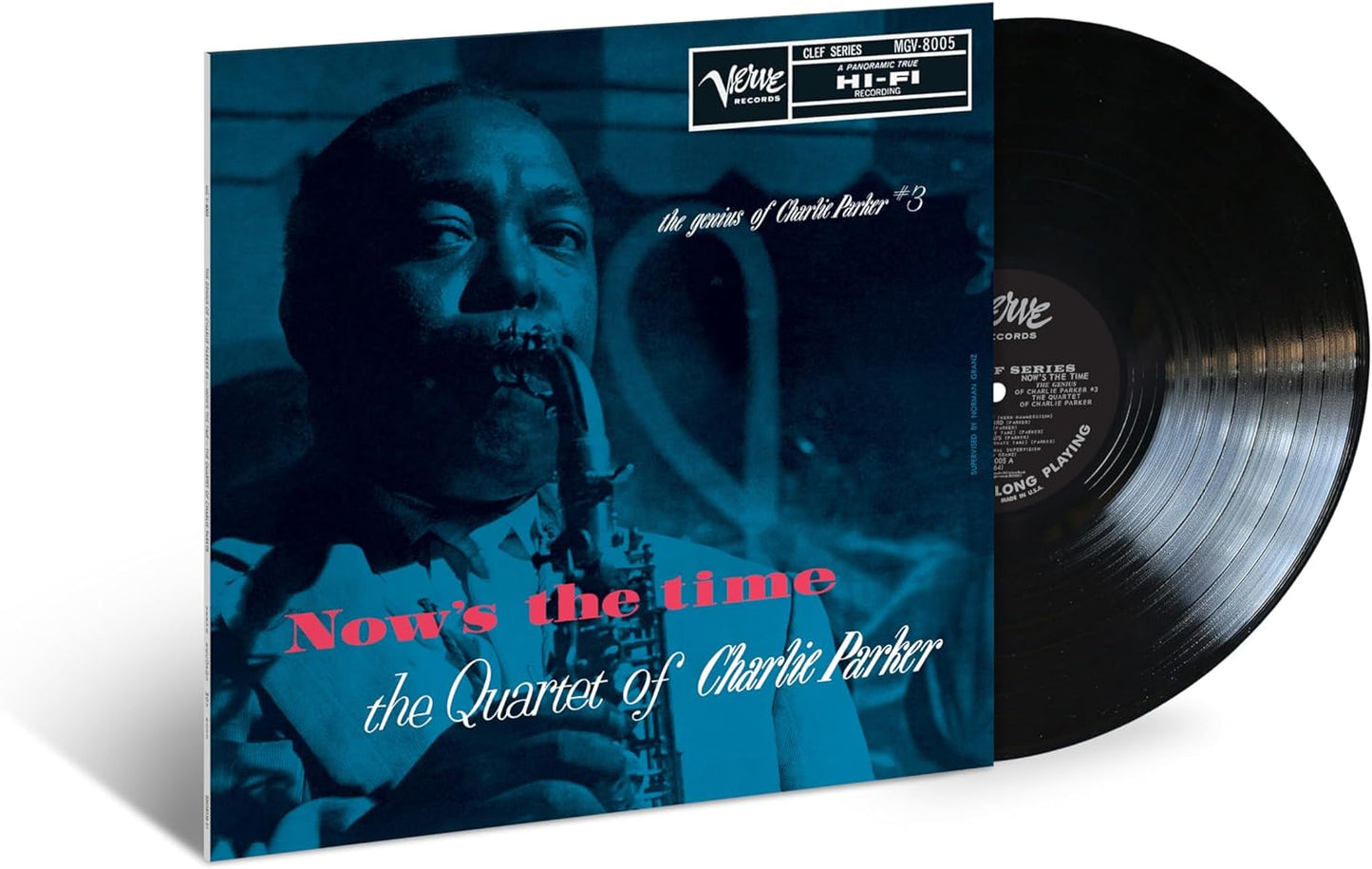 LP - Charlie Parker -  Now's The Time: The Genius Of Charlie Parker # 3 (Verve By Request)