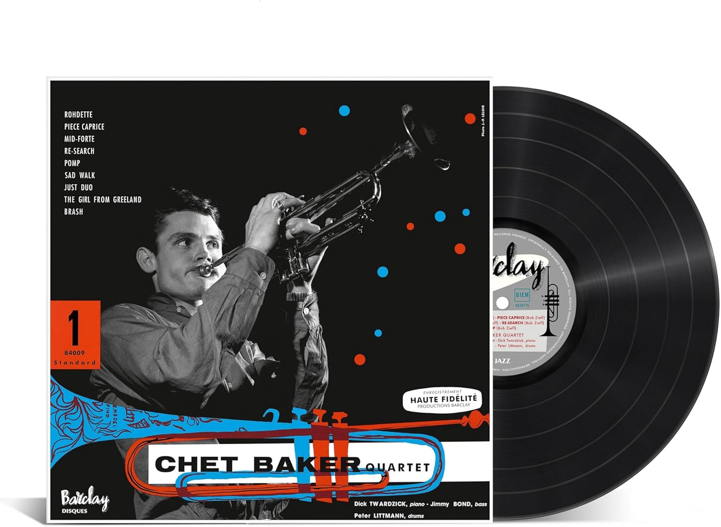 LP - Chet Baker - Chet Baker Quartet (Chet Baker In Paris, Vol. 1)