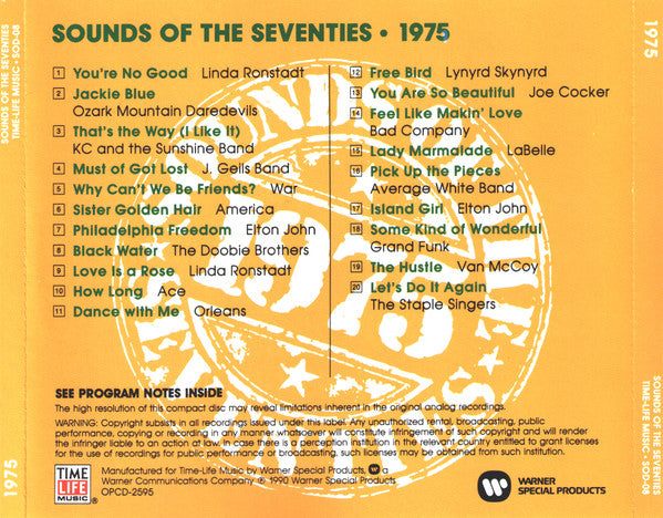 USED CD - Various – Sounds Of The Seventies 1975