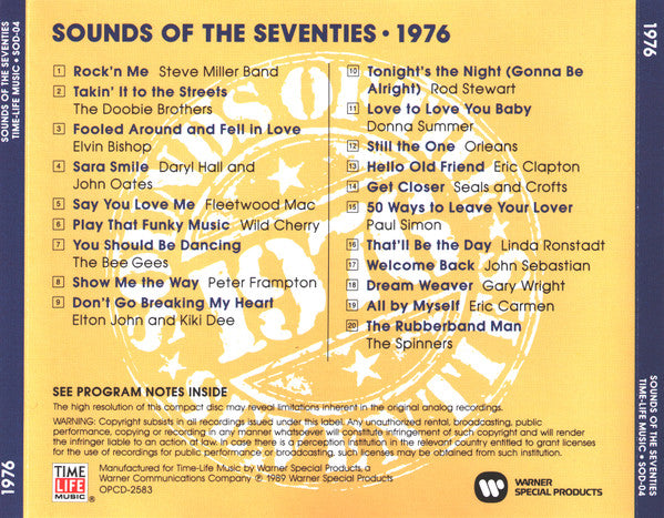 USED CD - Various – Sounds Of The Seventies 1976