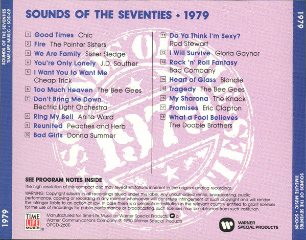 USED CD - Various – Sounds Of The Seventies 1979