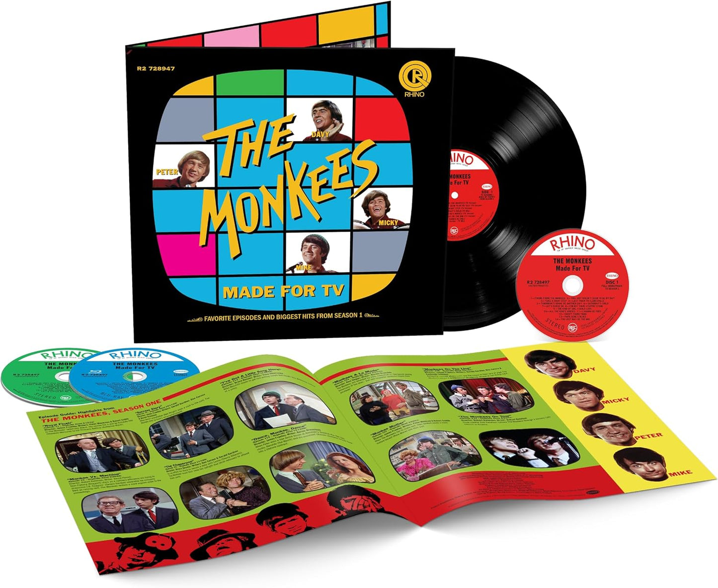 LP/2CD/BluRay - Made For TV: Favorite Episodes And Biggest Hits From Season 1 Of The Monkees