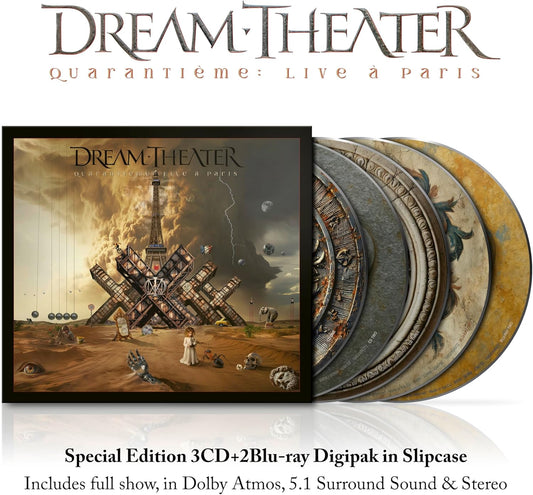 3CD/2BluRay - Dream Theater - Quarantieme: Live A Paris