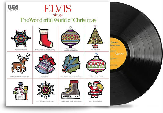 LP - Elvis Presley - Elvis Sings The Wonderful World Of Christmas