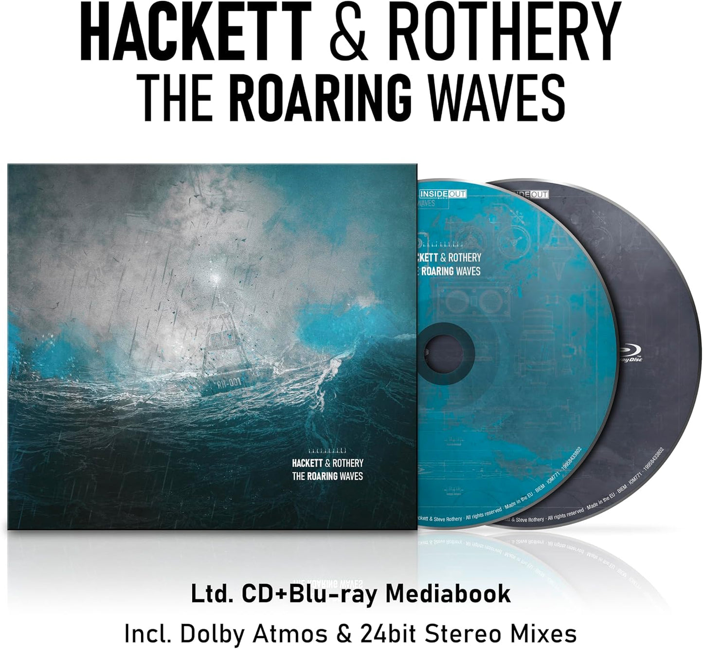 CD/BluRay - Hackett & Rothery - The Roaring Waves (Pre-Order)