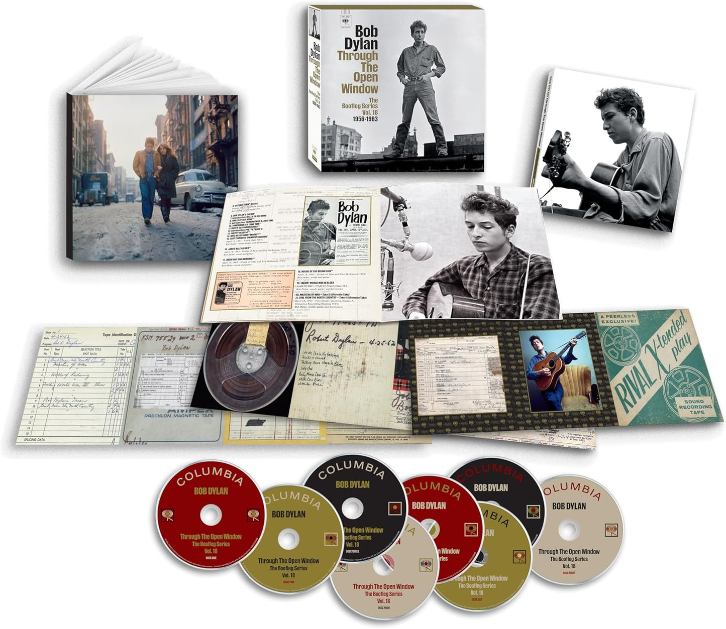 8CD - Bob Dylan - The Bootleg Series Vol. 18: Through The Open Window, 1956-1963