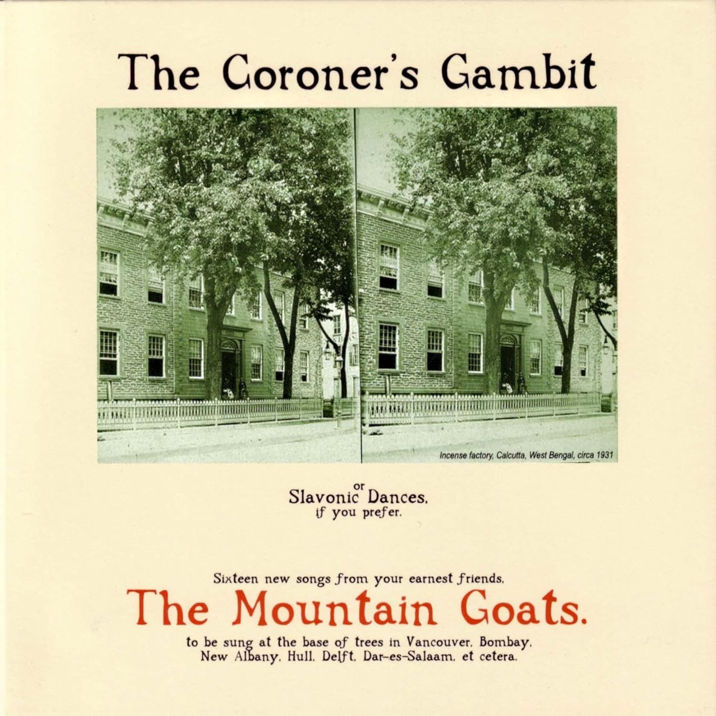 CD - Mountain Goats - Coroner's Gambit