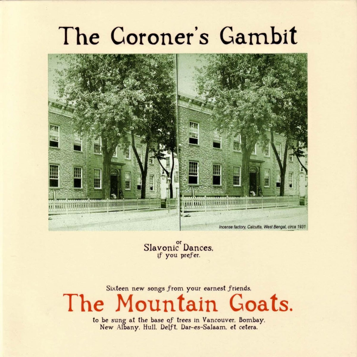 LP - Mountain Goats - Coroner's Gambit