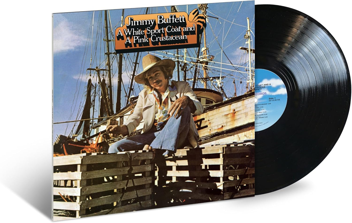 LP - Jimmy Buffett - A White Sport Coat And A Pink Crustacean