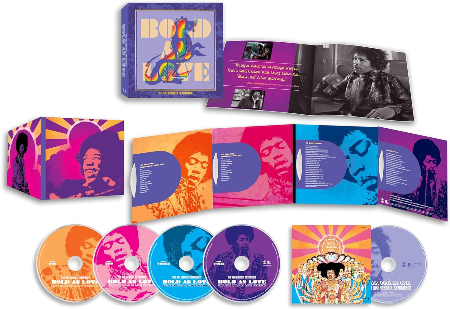 4CD / BluRay - Jimi Hendrix - Bold As Love