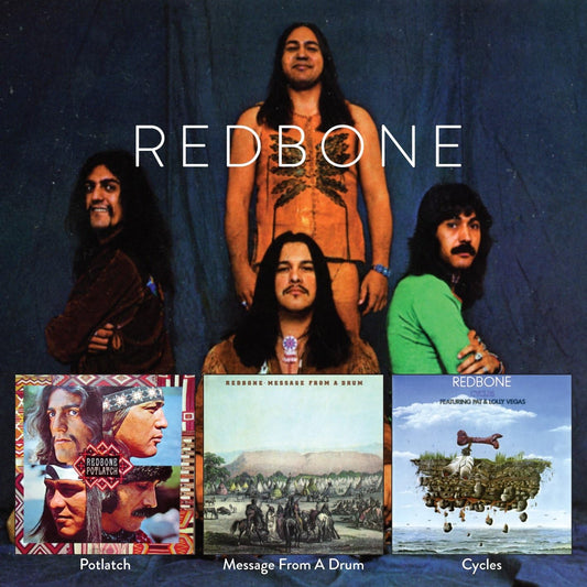 2CD - Redbone - Potlach / Message From A Drum / Cycles