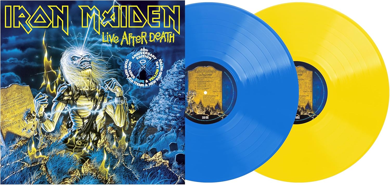 Iron Maiden Live After Death レコード 2LP - Iron Maiden - Live After Death (40th) – Encore Records Ltd
