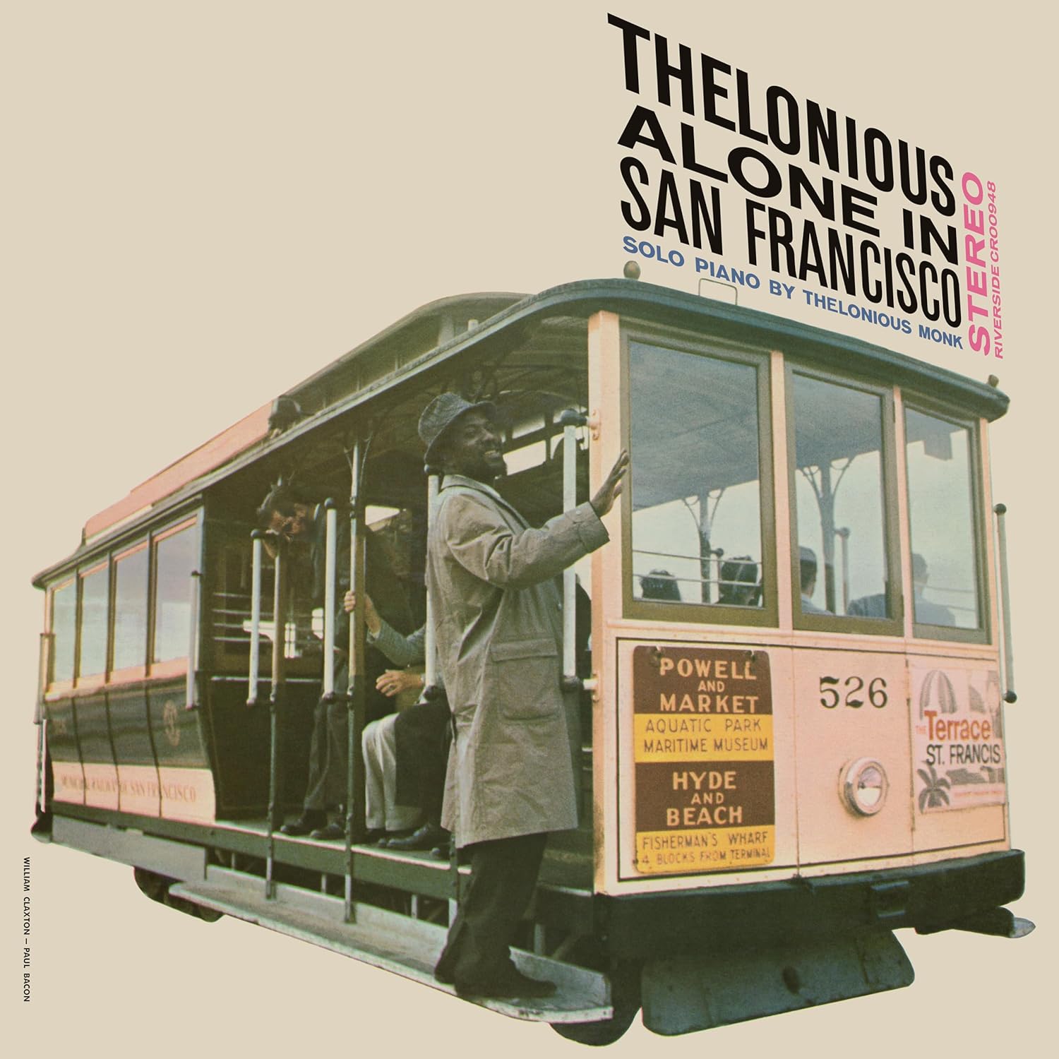 US初期盤　THELONIOUS ALONE IN SAN FRANCISCO LP - Thelonious Monk - Thelonious Alone In San Francisco (Original