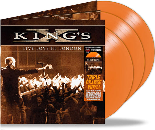 3LP - King's X -  Live Love in London