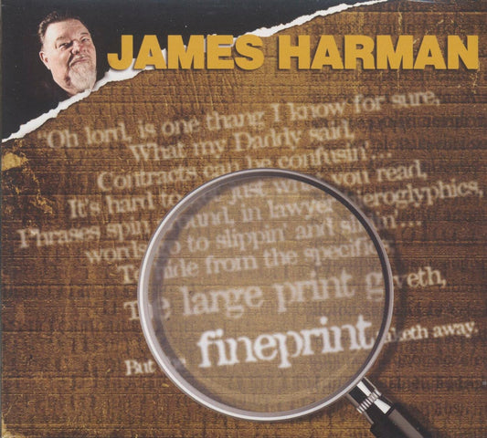 CD - James Harman - Fineprint